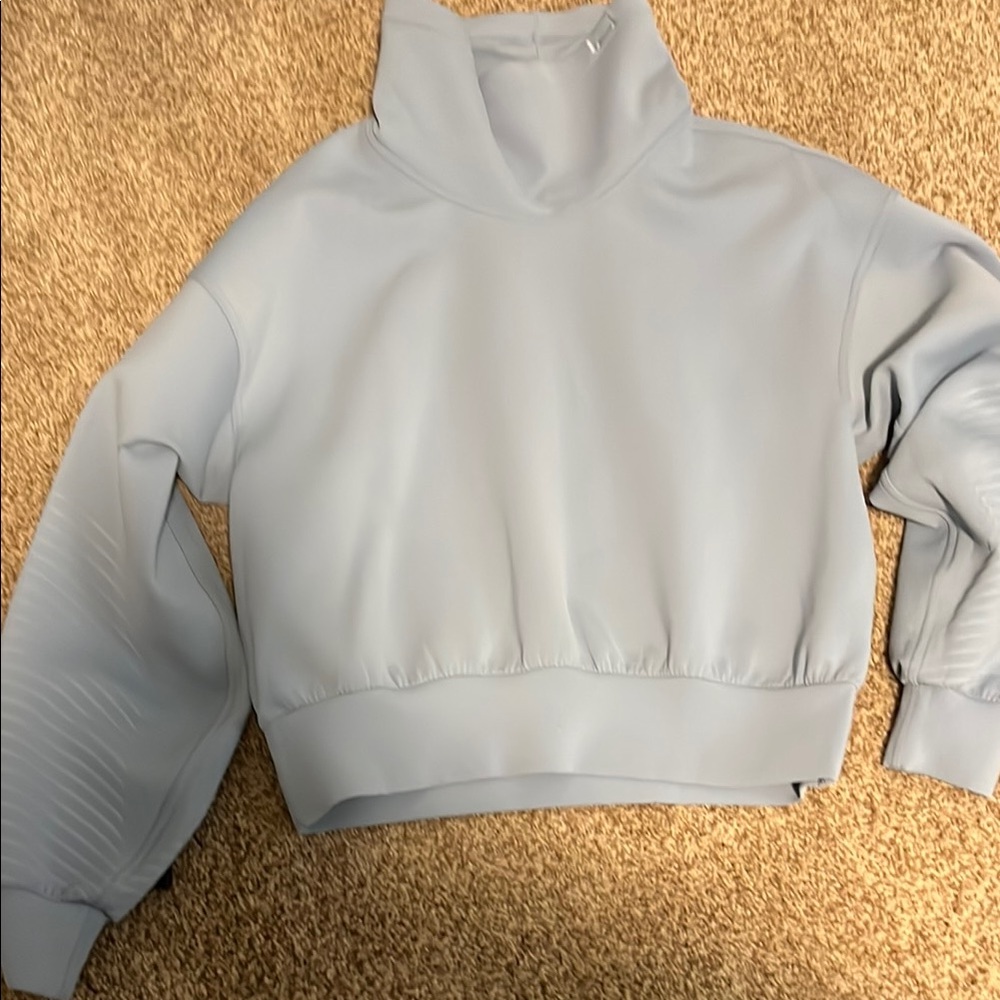 Stylish Blue Turtleneck Sweater